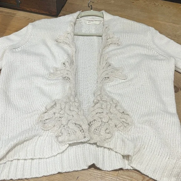 Anthropologie Cream Women's Sweater - Picture 3 of 5